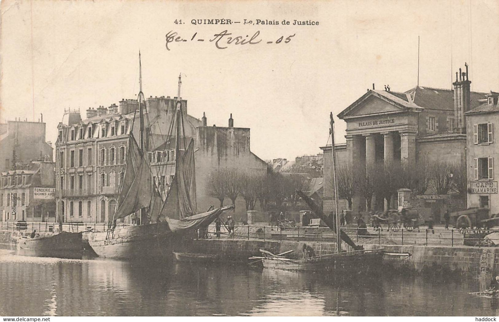 QUIMPER : LE PALAIS DE JUSTICE - Quimper