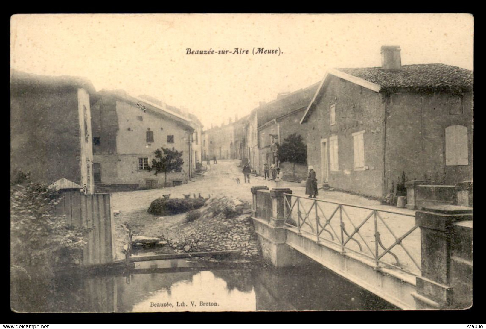 55 - BEAUZEE-SUR-AIRE - LE PONT - EDITEUR V. BRETON - Otros & Sin Clasificación