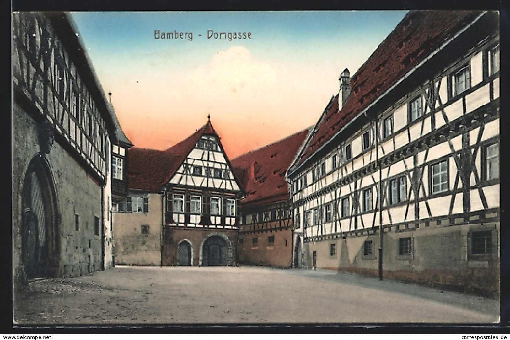 AK Bamberg, In Der Domgasse  - Bamberg
