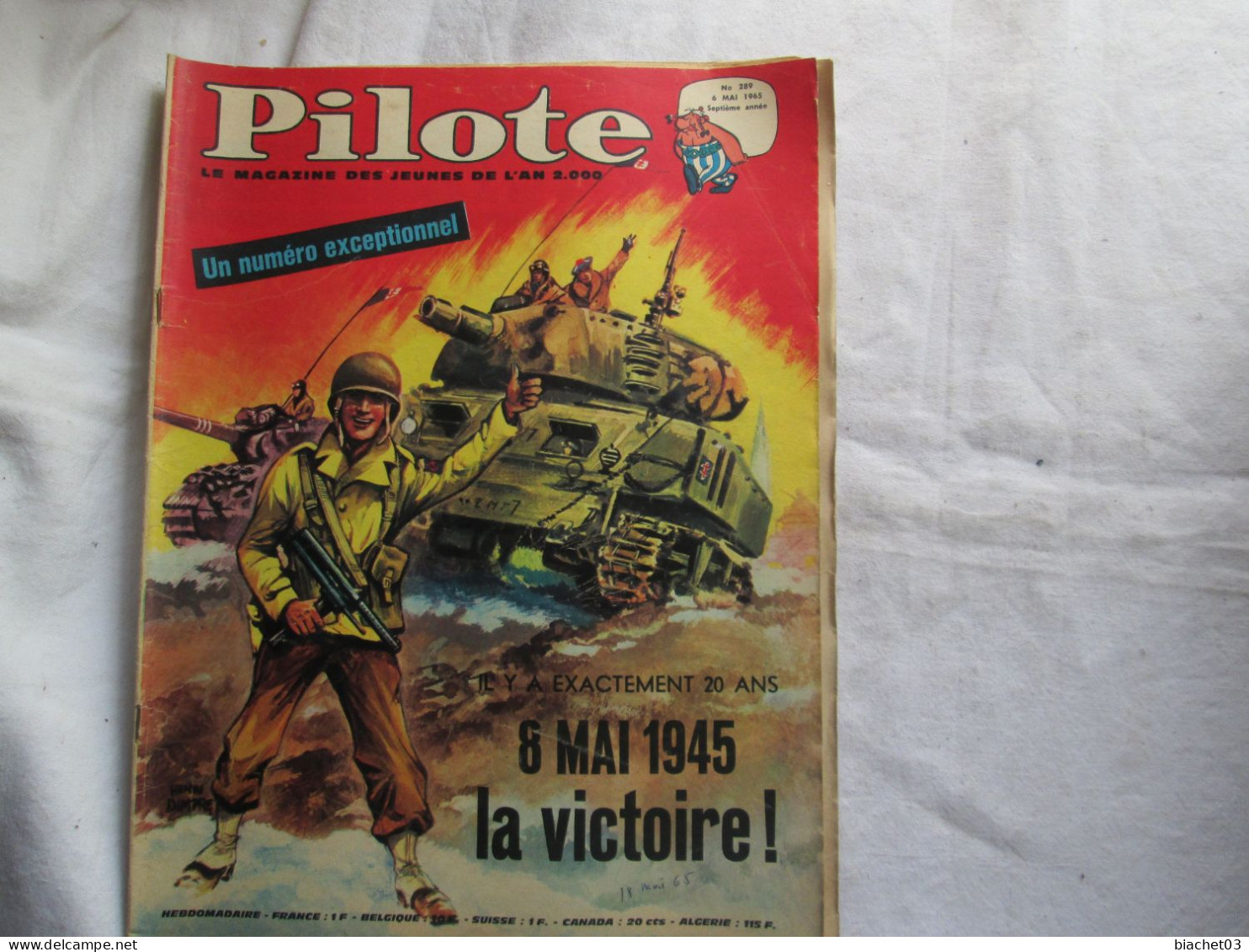PILOTE Le Journal D'Astérix Et Obélix  N°289 - Pilote
