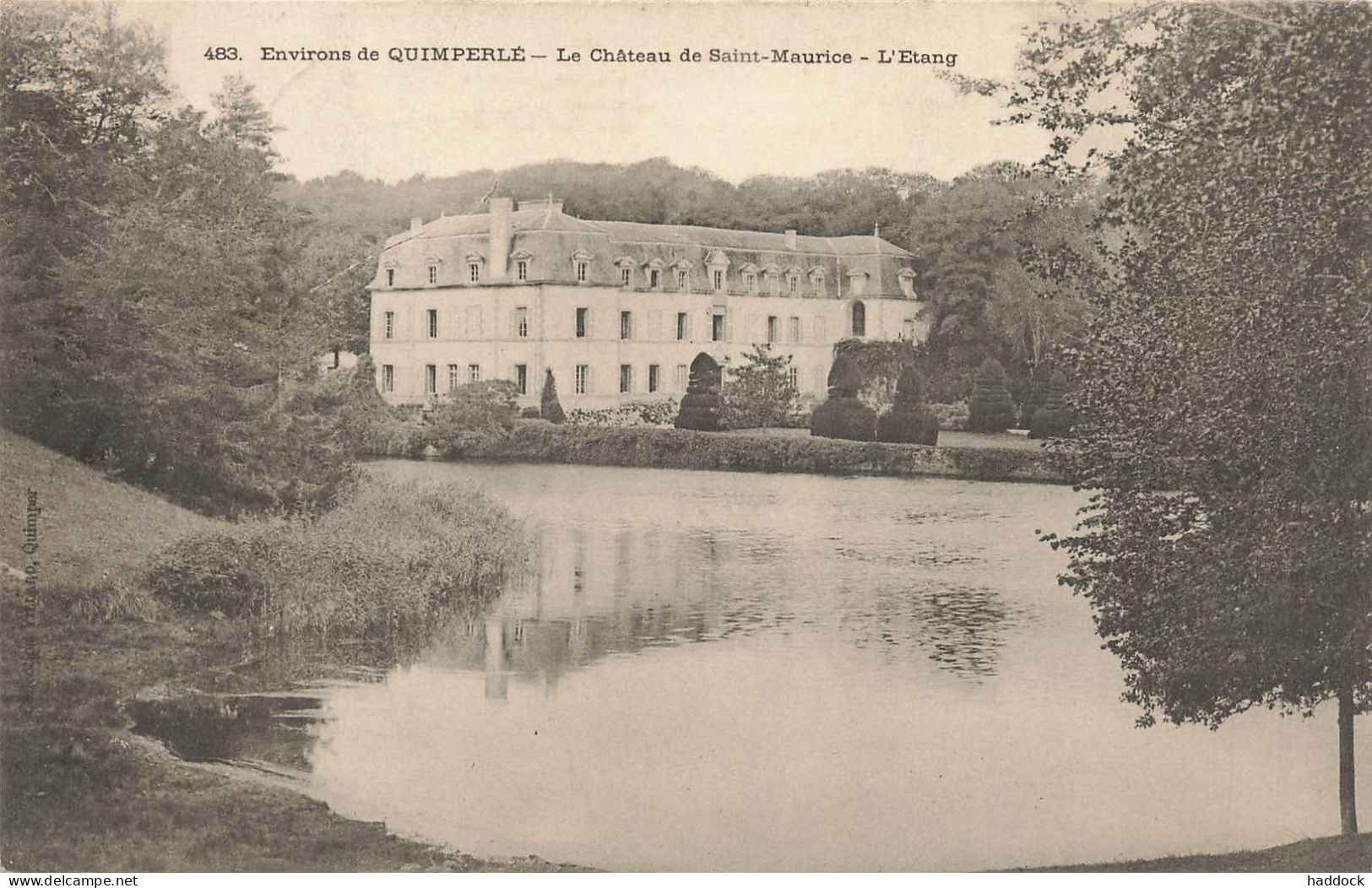 QUIMPERLE : LE CHATEAU DE SAINT MAURICE - L'ETANG - Quimperlé