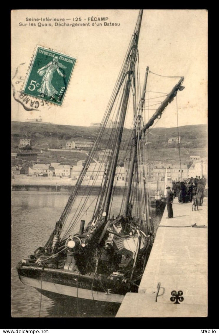 VOILIERS -  LE "MADELEINE" BOULOGNE - QUAI DE FECAMP - Segelboote