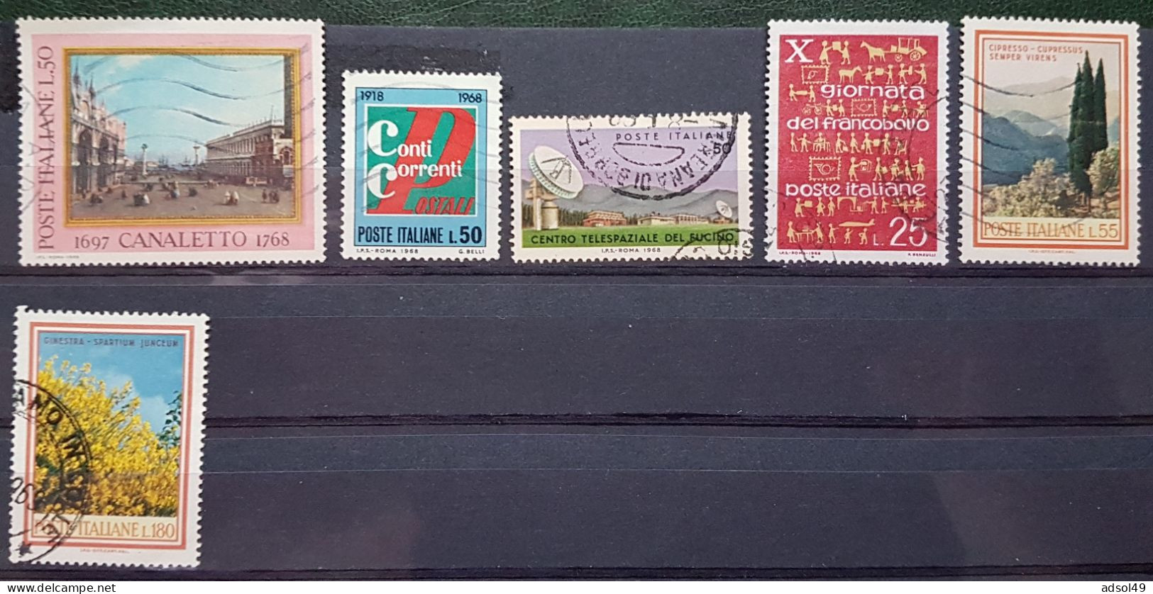 Italia 1968 - Lot De 39 Timbres Oblitérés - Serie Di 29 Francoboli Usati - 1961-70: Marcophilia