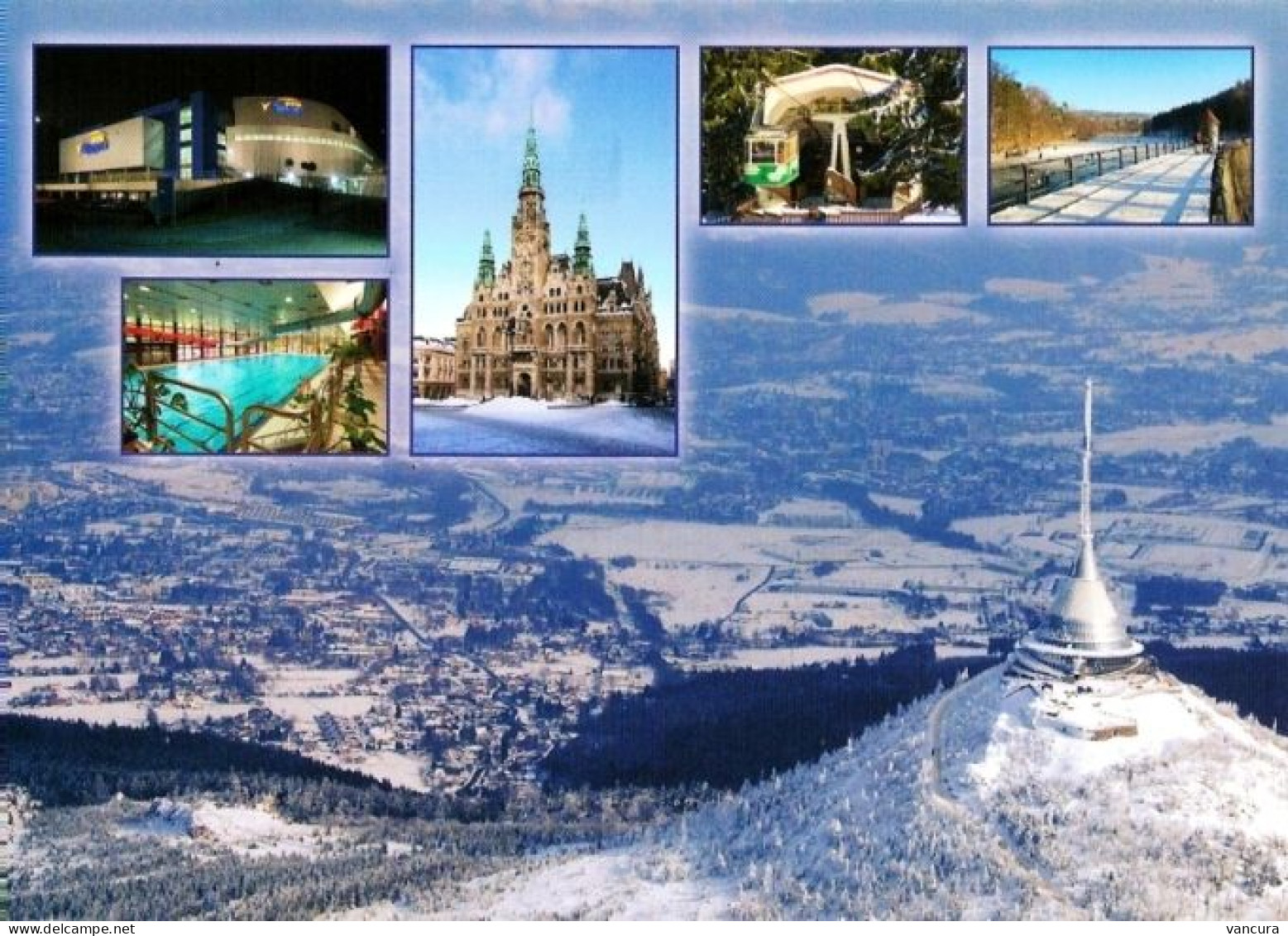 Picture Cards CPH Czech Republic FIS Nordic World Ski Championships Liberec Reichenberg 2009 Mucha Motif - Ski