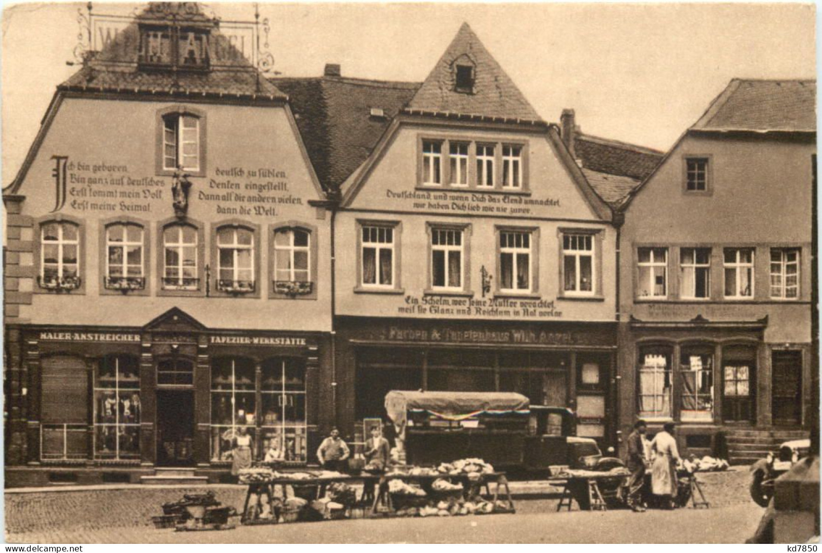 St. Wendel - Häuser Mit Bekenntnissprüchen - Kreis Sankt Wendel