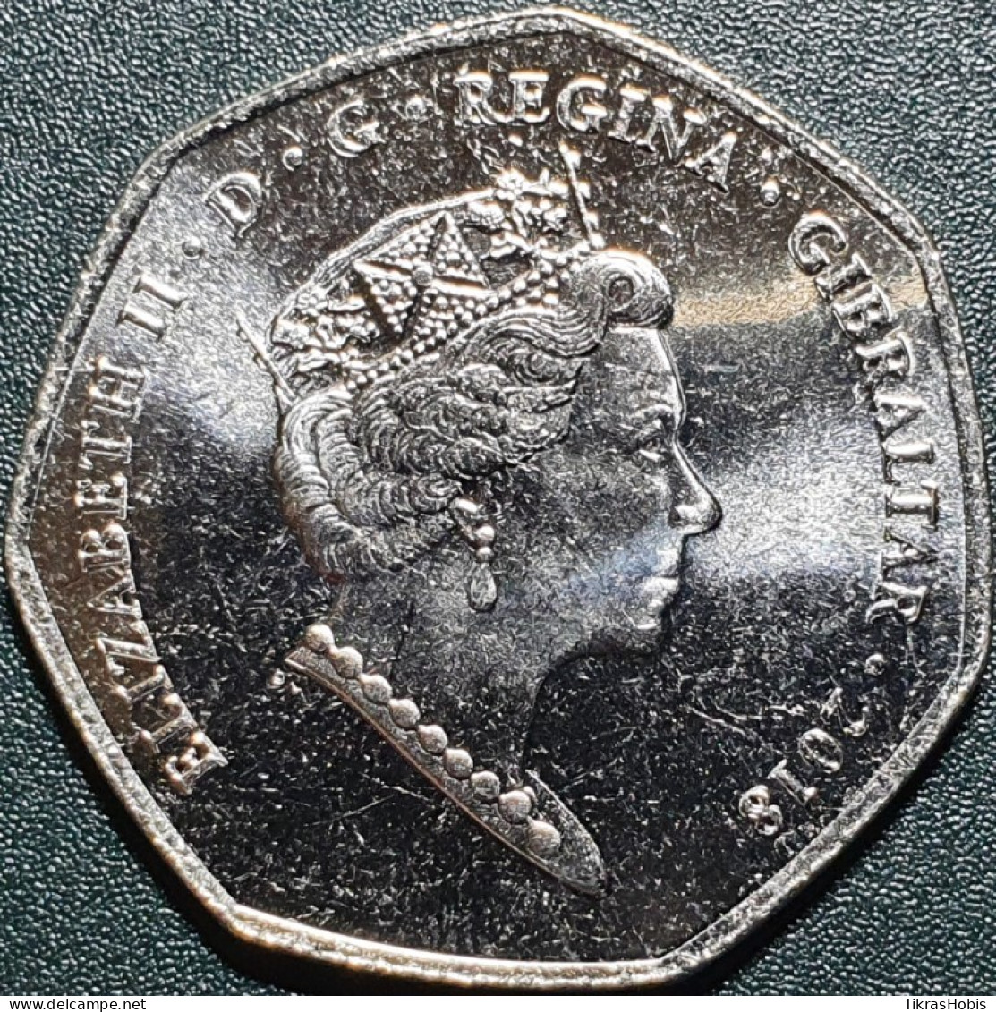 Gibraltar 50 Pence, 2018 New Kalpe House UC126 - Gibraltar