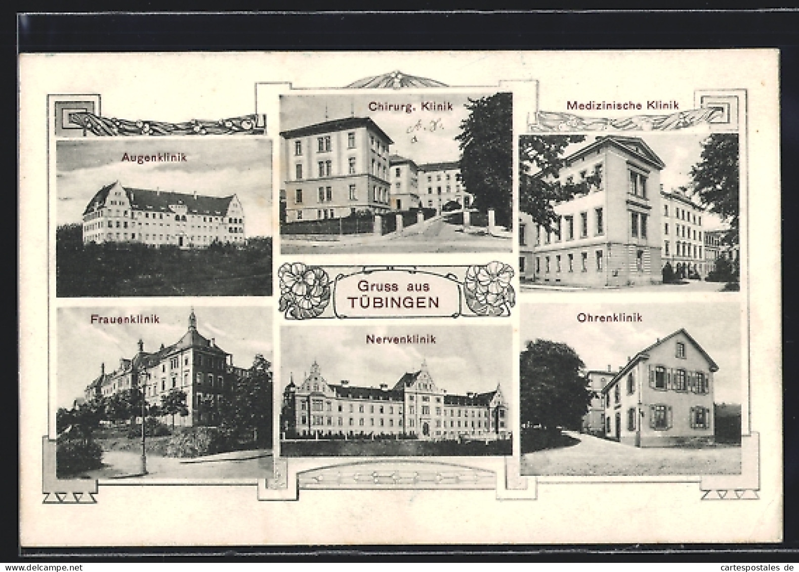 AK Tübingen, Nervenklinik, Ohrenklinik, Frauenklinik  - Tübingen