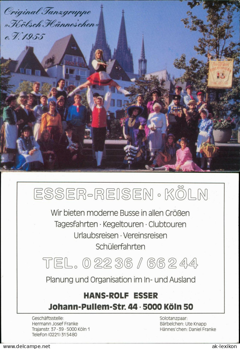 Ansichtskarte Köln Original Tanzgruppe »Kölsch Hänneschen« E.V.1955 1980 - Koeln