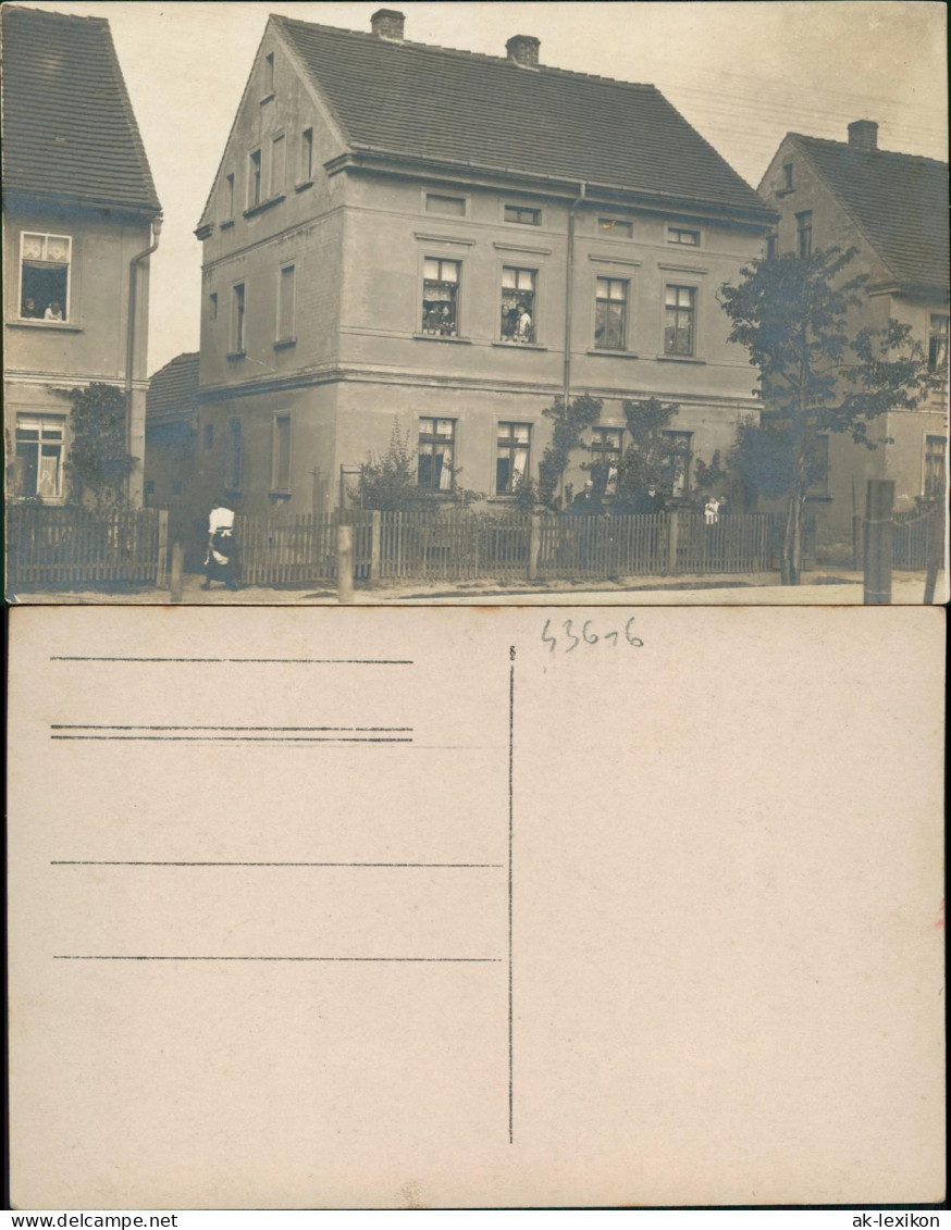 Ansichtskarte  Straßenpartie, Mehrfamilienhäuser 1913 - Zu Identifizieren