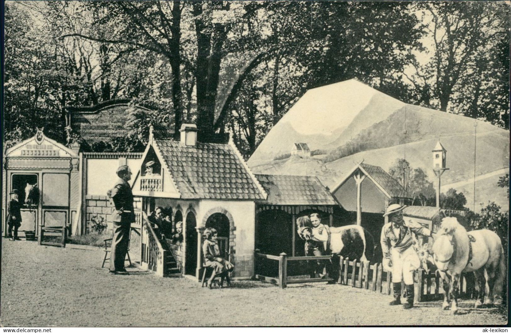 Ansichtskarte Berlin Pony Schaefers Märchenstadt Lilliput 1922 - Altri & Non Classificati