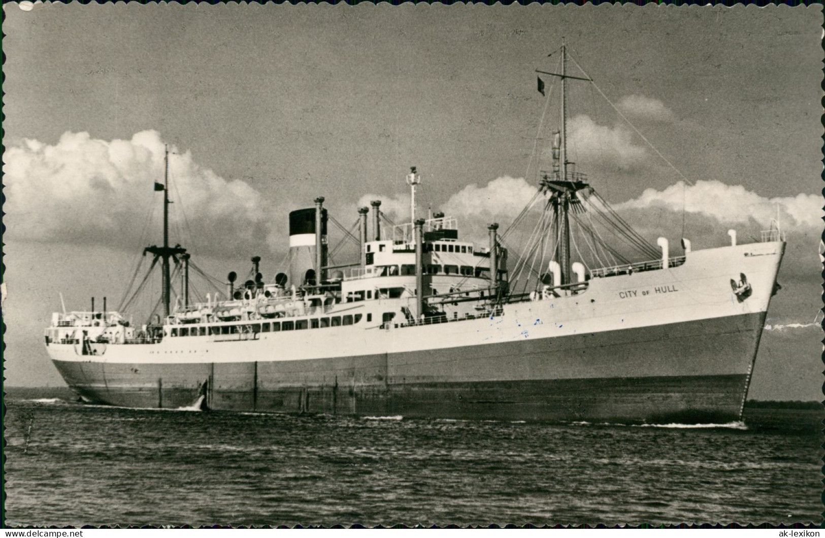 Antwerpen Anvers Schiff Ship S.S. CITY Of HULL (England) Bei Antwerpen 1960 - Antwerpen