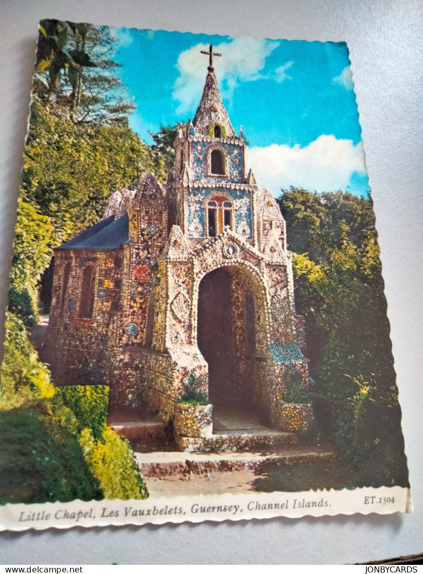 Guernsey,,Les Vauxbelets,Little Chapel.BAMFORTH Postcard.#50. - Guernsey