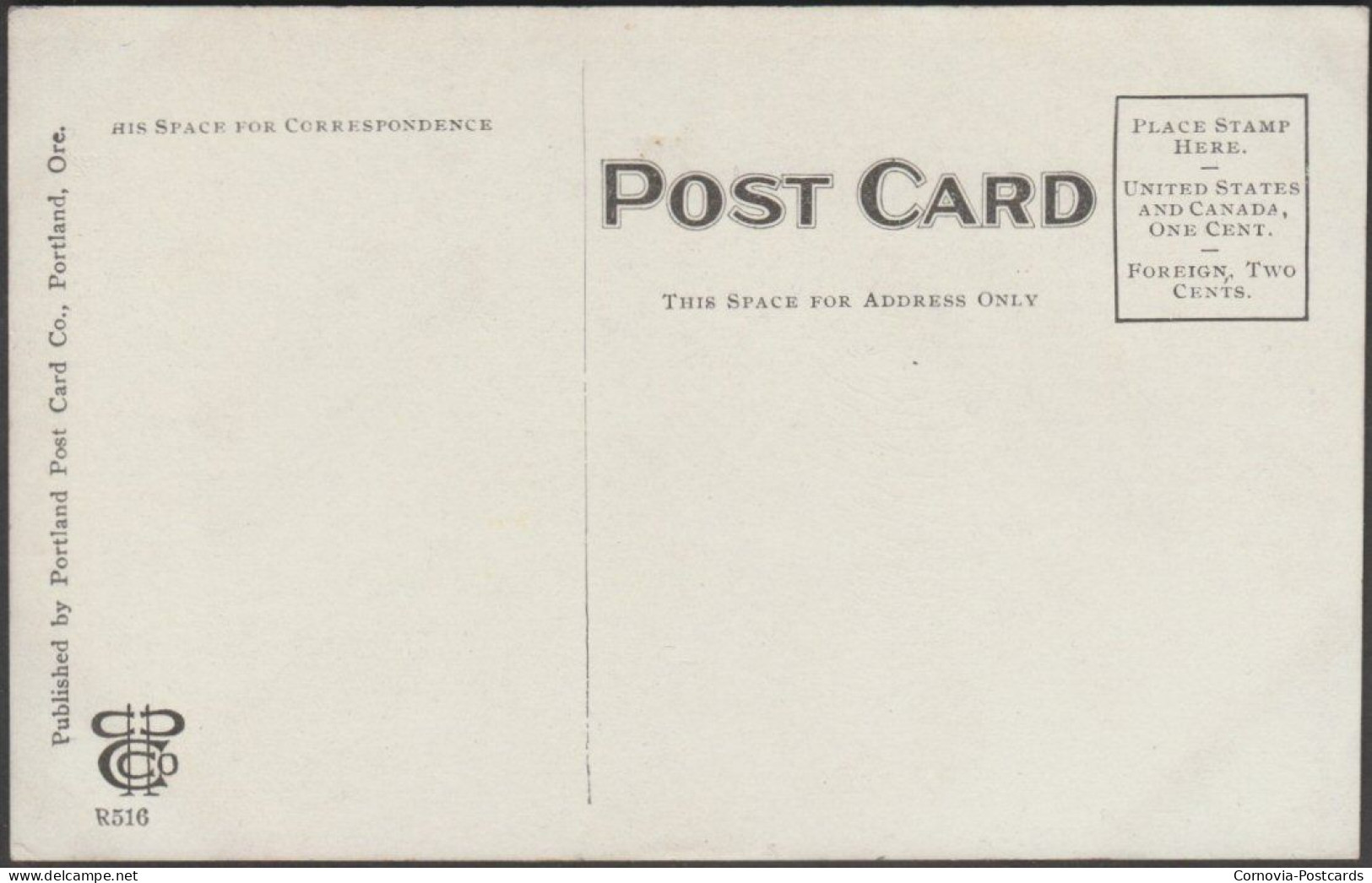 Cape Horn On Columbia River, Oregon, C.1910 - Portland Post Card Co Postcard - Other & Unclassified
