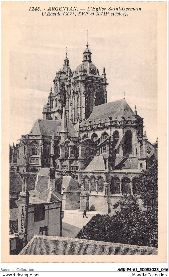 AGKP4-0303-61 - ARGENTAN - L'église Saint-germain - L'abside  - Argentan