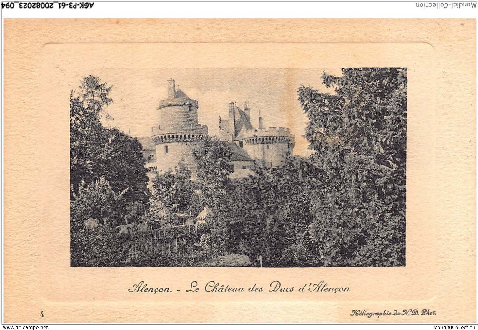 AGKP3-0236-61 - ALENCON - Le Chateau Des Ducs D'alençon  - Alencon