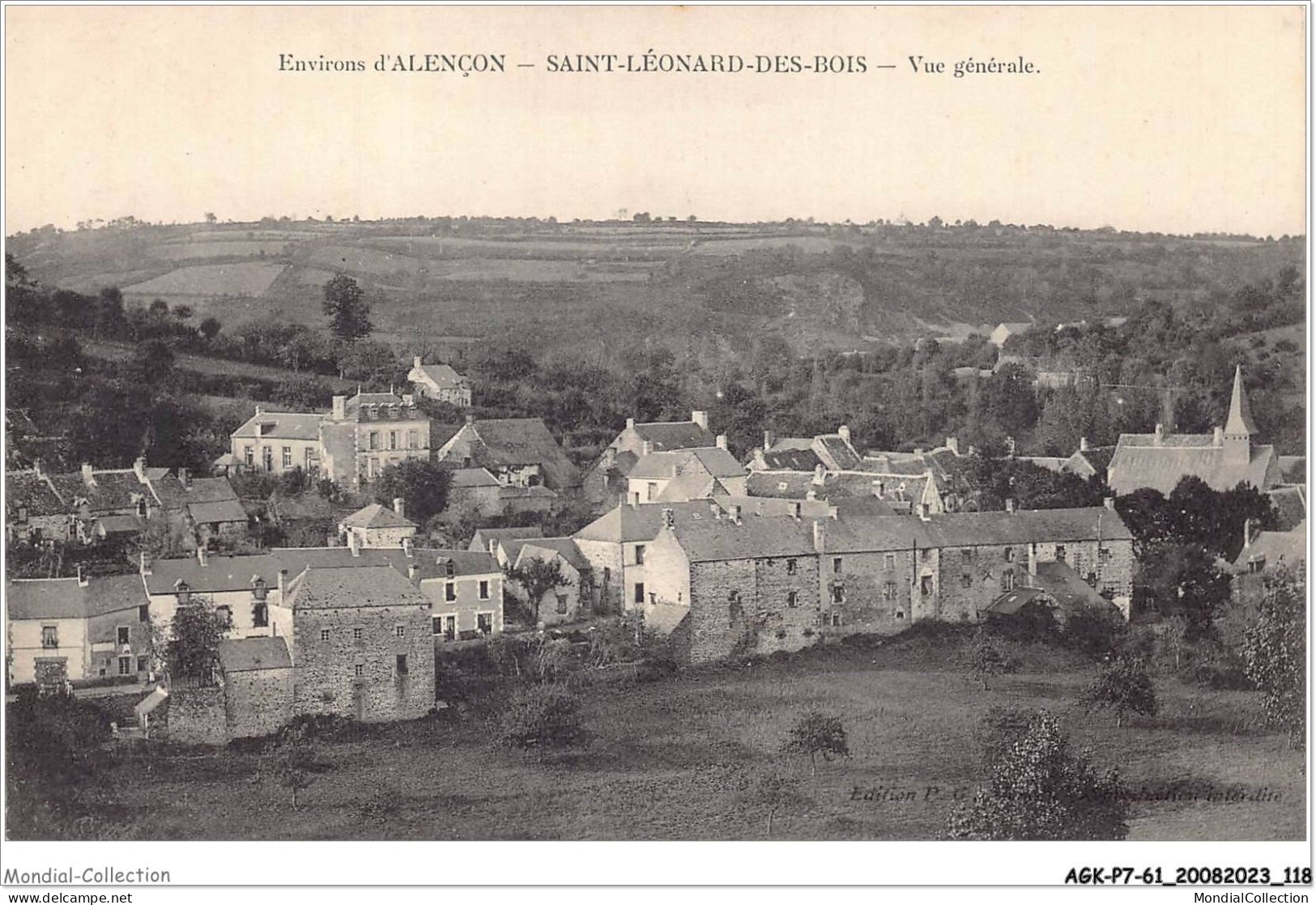 AGKP7-0601-61 - Environs D'ALENCON - SAINT-LEONARD DES BOIS - Vue Générale  - Alencon