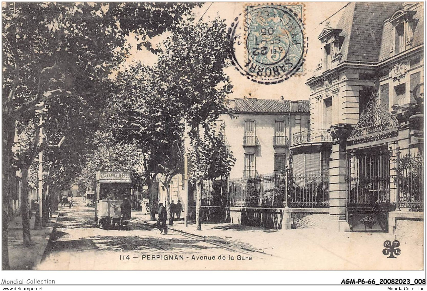 AGMP6-0433-66 - PERPIGNAN - Avenue De La Gare  - Perpignan