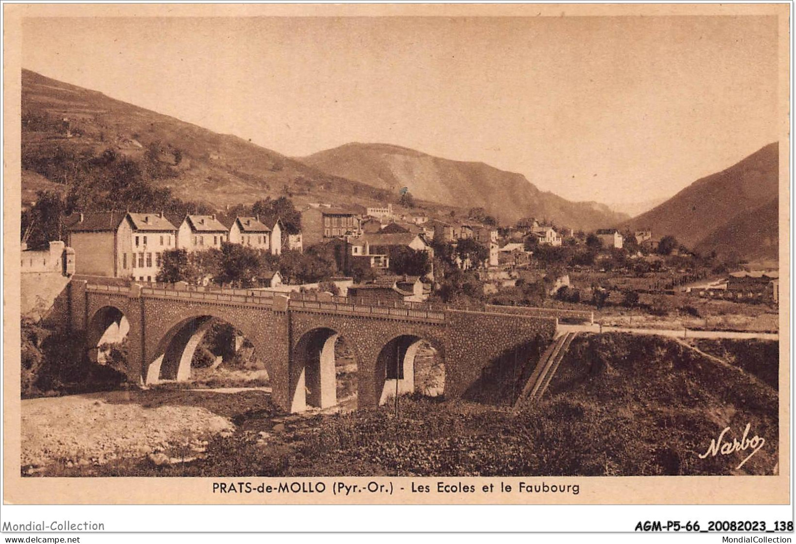 AGMP5-0422-66 - PRATS-DE-MOLLO - Les écoles Et Le Faubourg  - Ceret