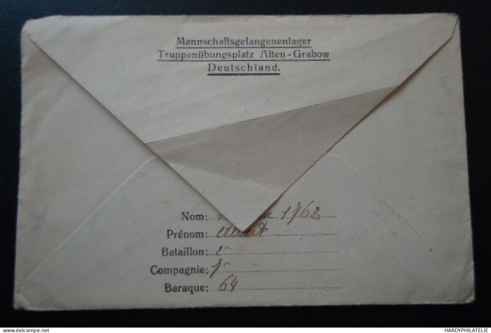 Lettre Avec Son Contenu - Kriegsgefangenschaft