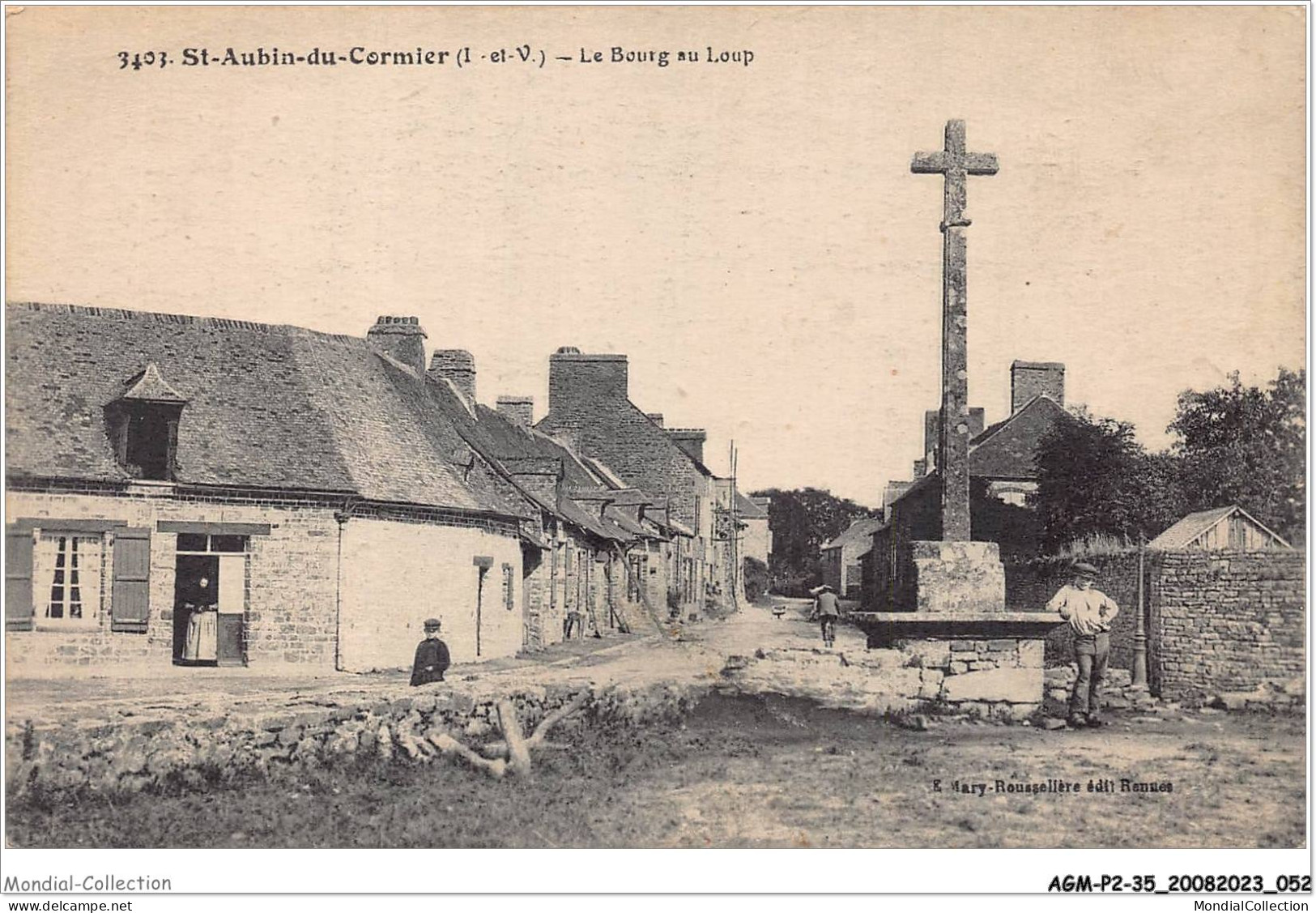 AGMP2-0095-35 - SAINT-AUBIN-DU-CORMIER - Le Bourg Au Loup  - Rennes