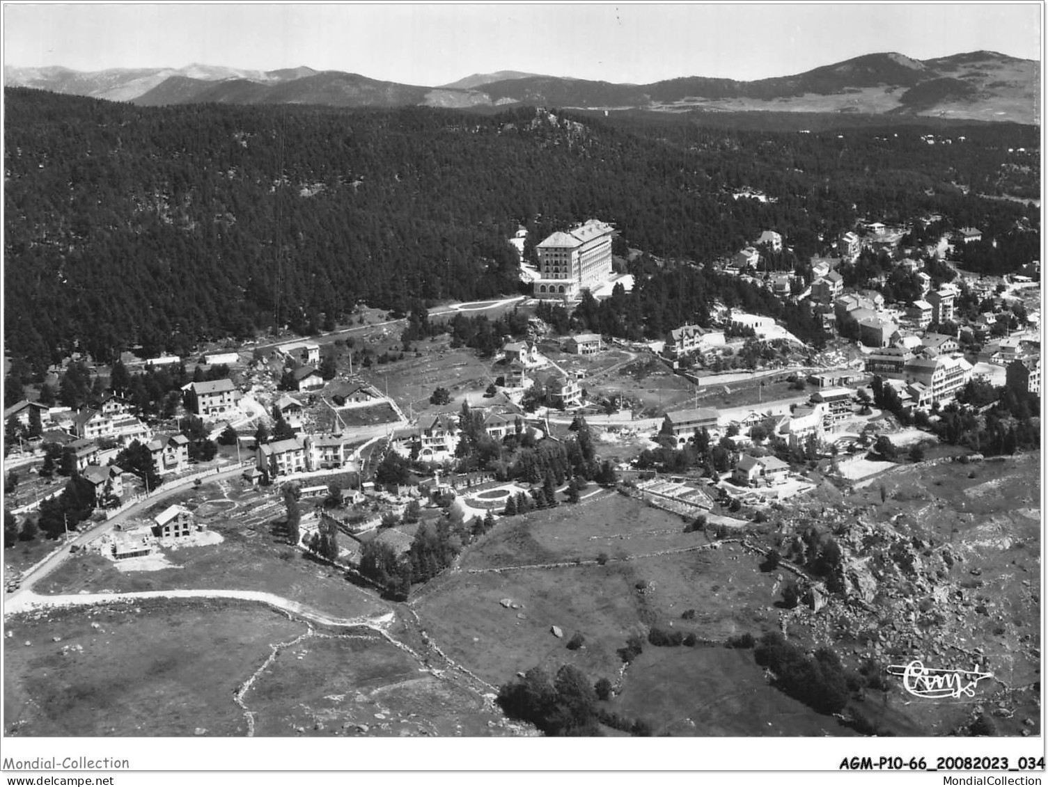 AGMP10-0687-66 - FONT-ROMEU - Vue Aérienne - Les Villas - Partie Est - Prades