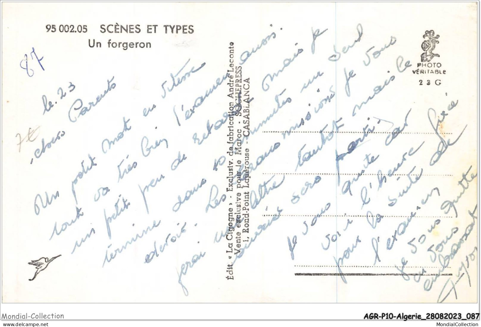 AGRP10-0746-ALGERIE - Scènes Et Types - Un Forgeron  - Scènes & Types