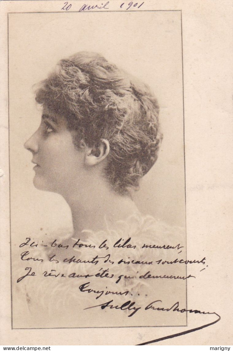 CARTE FANTAISIE . CPA . PORTRAIT JEUNE FEMMES . - Women