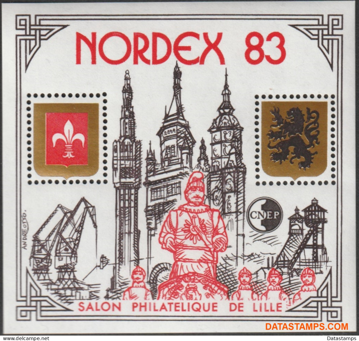 Frankrijk 1983 - Yv:CNEP 4A, Cnep - XX - Philatelic Exhibition Nordex - CNEP