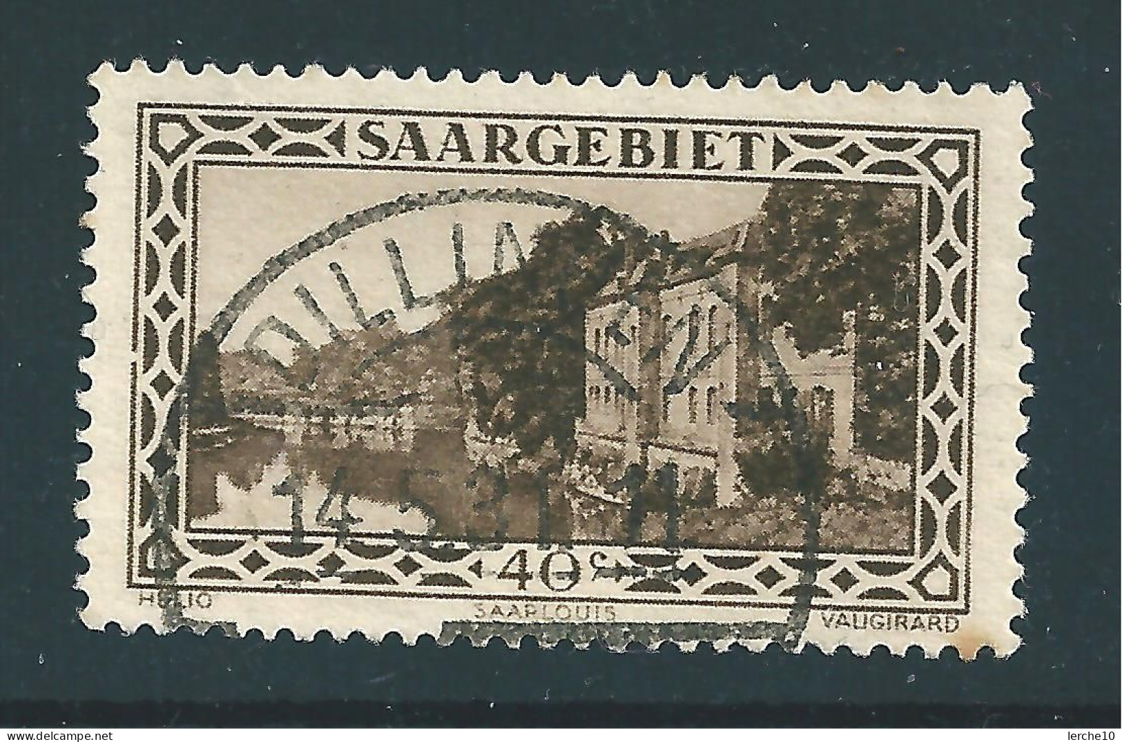 Saar MiNr. 113 Vollstempel   (0334) - Oblitérés