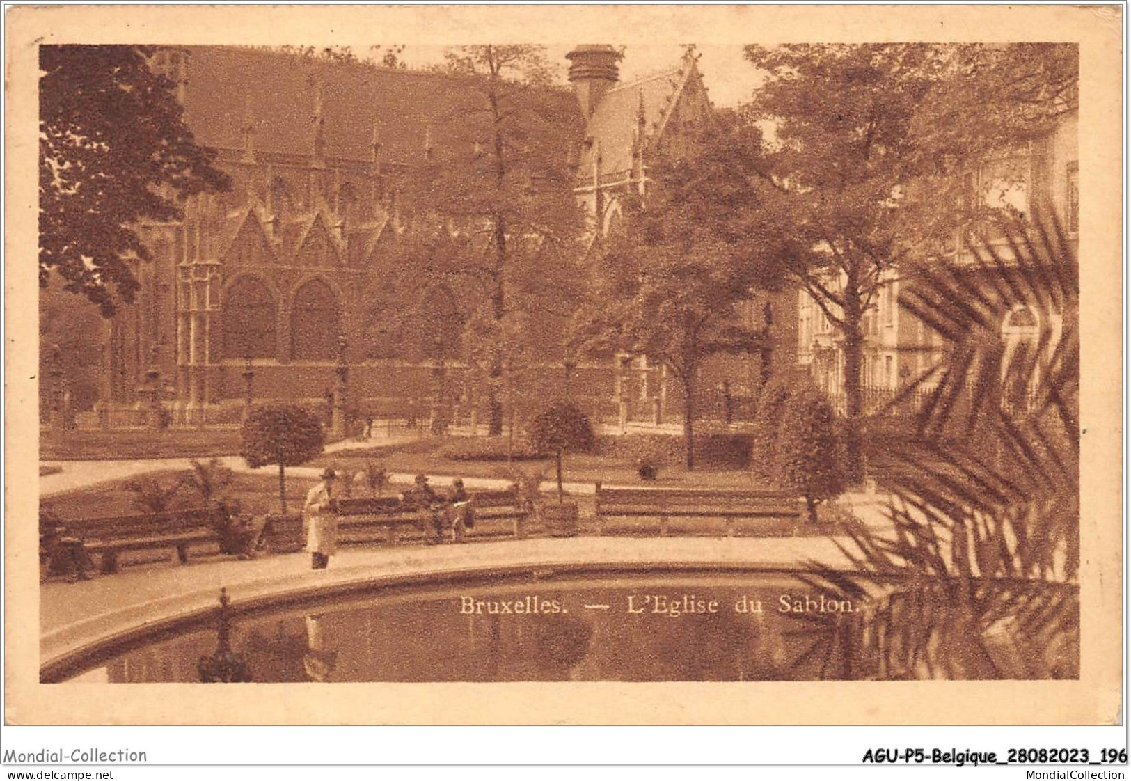 AGUP5-0440-BELGIQUE - BRUXELLES - L'église Du Sablon - Monuments, édifices