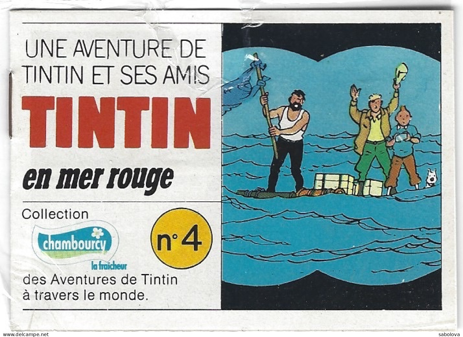 TINTIN 1979 Mini Album  Chambourcy - Objets Publicitaires