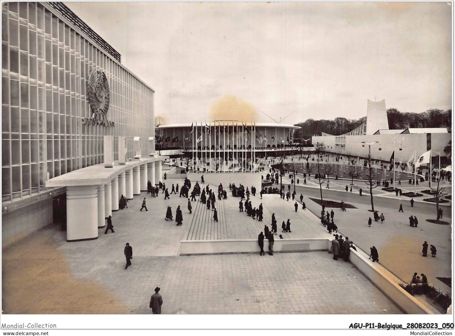 AGUP11-0928-BELGIQUE - Exposition Universelle De - BRUXELLES - 1958 - Pavillon Des U-S-A - P-R-S-S Et Vatican - Universal Exhibitions