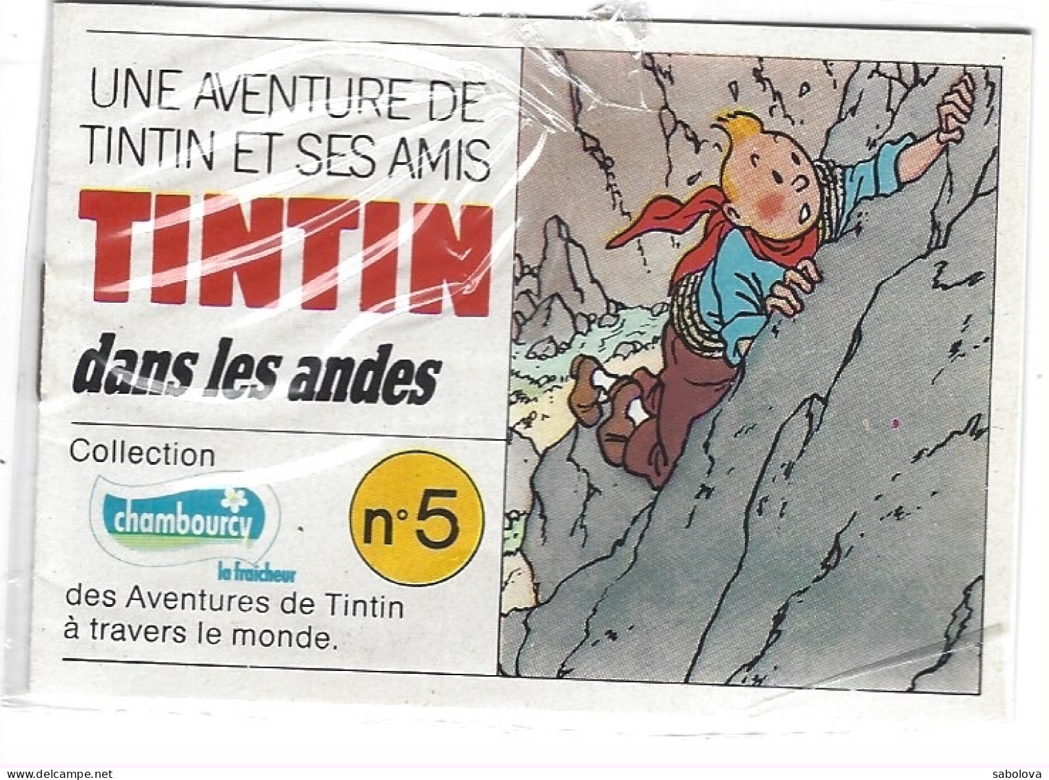 TINTIN 1979 Mini Album  Chambourcy - Objets Publicitaires