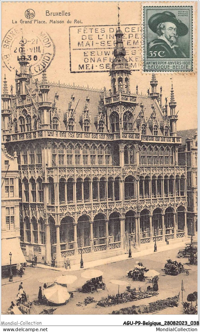 AGUP9-0736-BELGIQUE - BRUXELLES - La Grand'place - Maison Du Roi - Marktpleinen, Pleinen