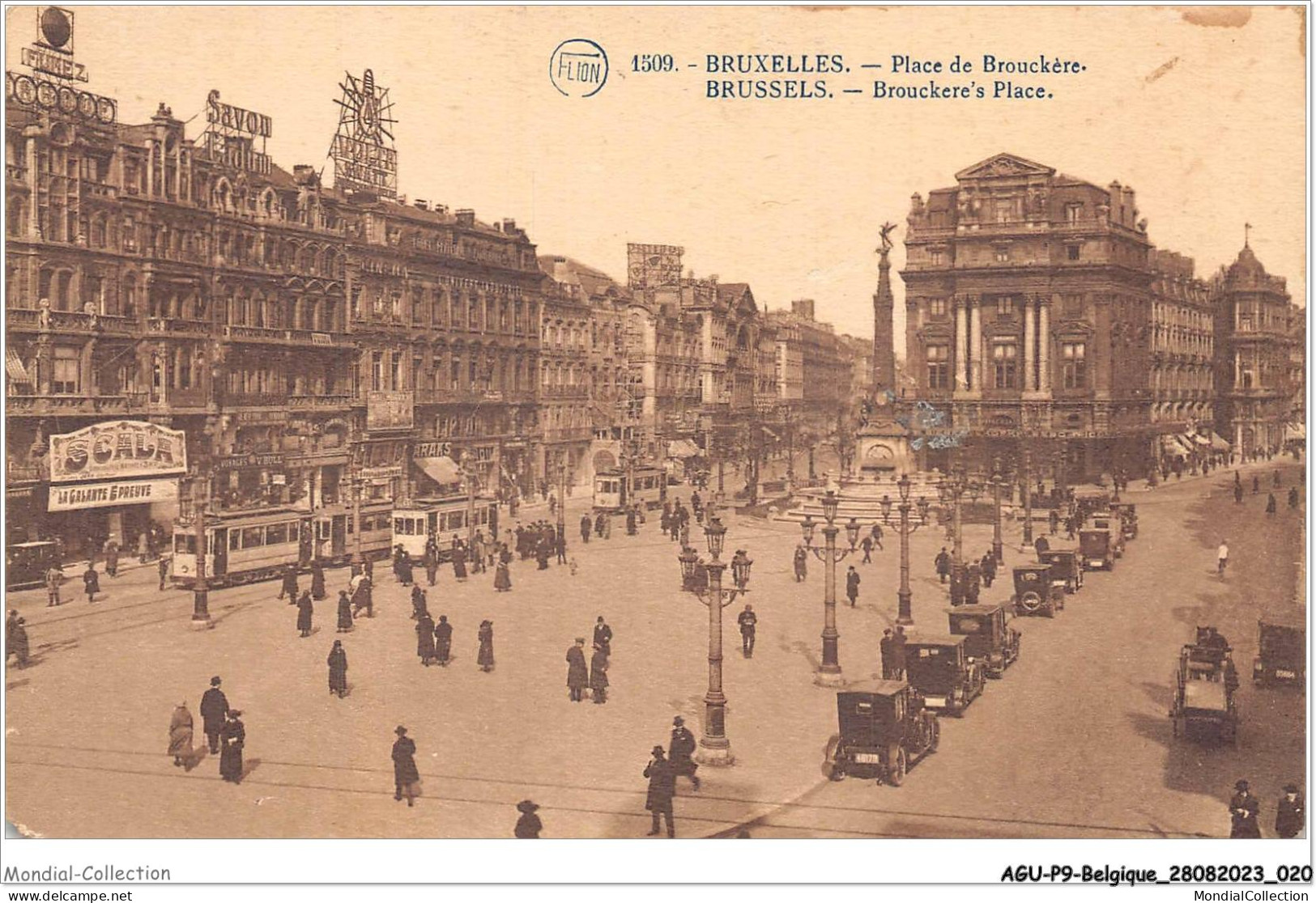 AGUP9-0727-BELGIQUE - BRUXELLES - Place De Brouckère - Squares