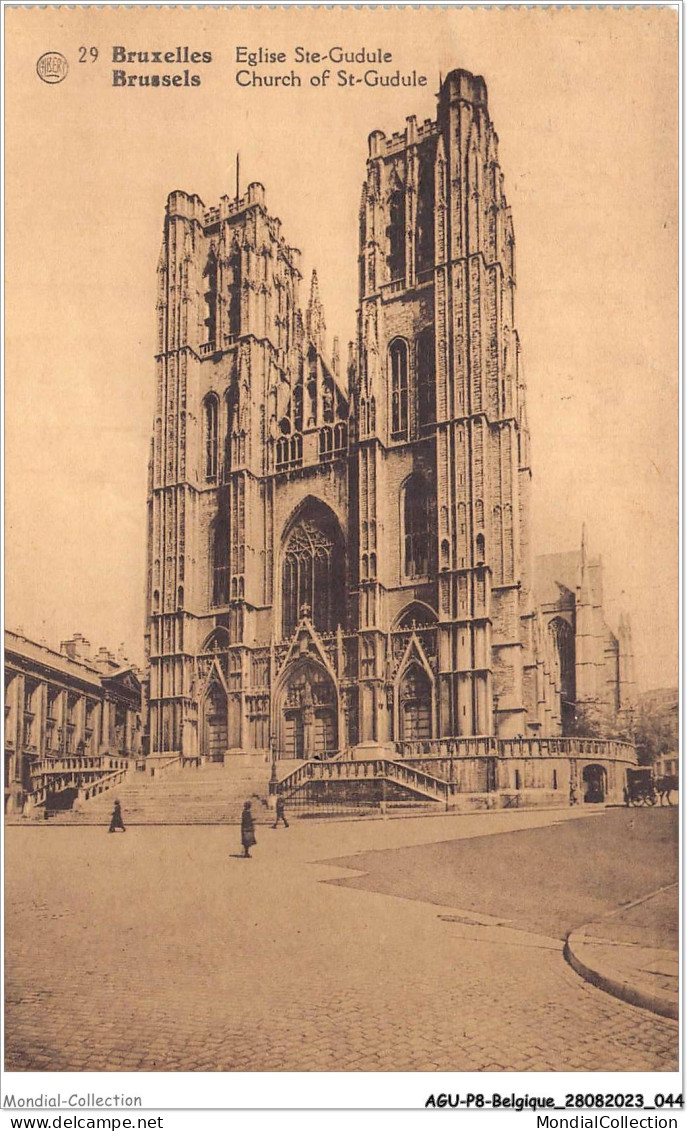 AGUP8-0649-BELGIQUE - BRUXELLES - église Ste-gudule - Monuments