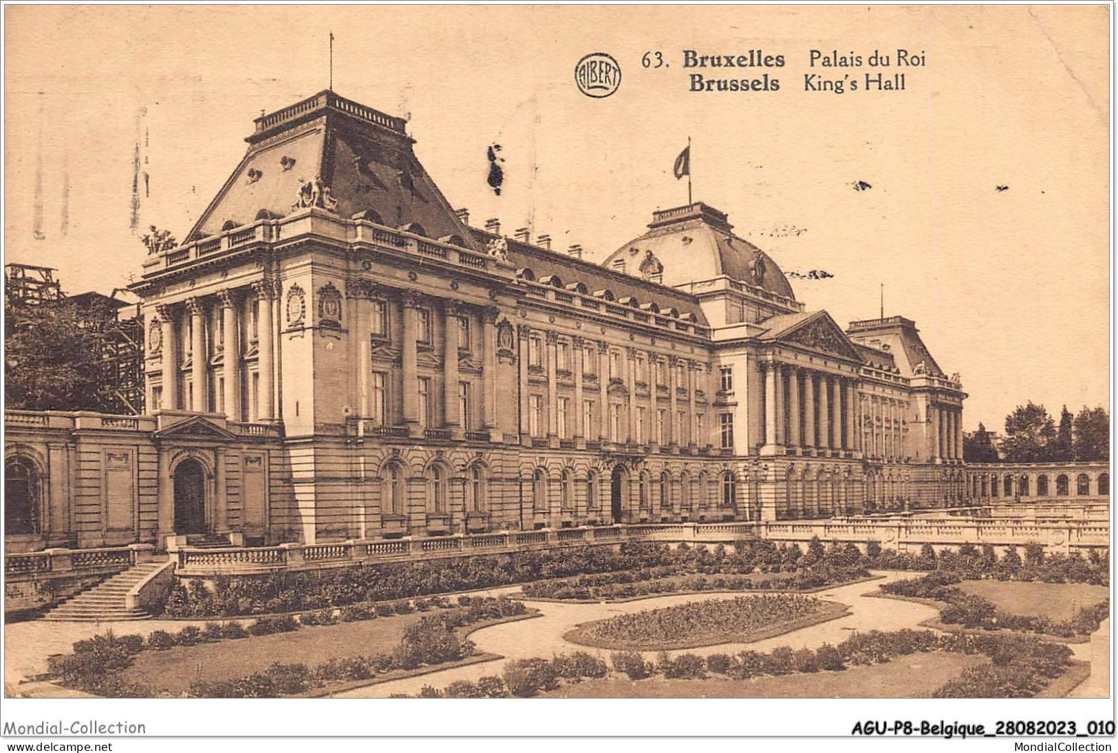 AGUP8-0632-BELGIQUE - BRUXELLES - Palais Du Roi - Monuments