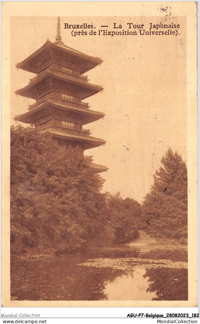 AGUP7-0620-BELGIQUE - BRUXELLES - La Tour Japonaise - Près De L'exposition Universelle - Monuments