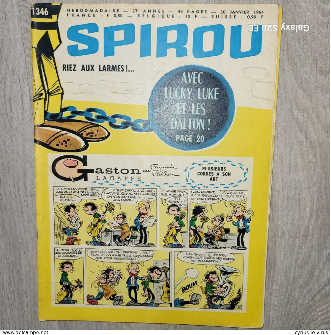 Magazines Spirou  ** Stroumpfs  ** Sport Tennis Ralston/ Mc Kinley  **Avion Vtol  ** Buck Danny - Spirou Magazine