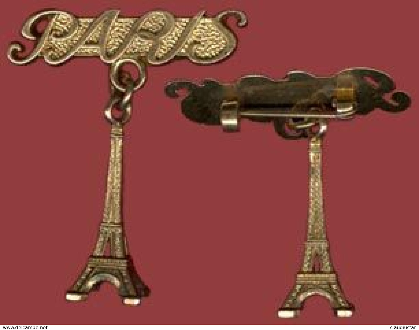 ** BROCHE  PARIS  -  TOUR  EIFFEL ** - Broches