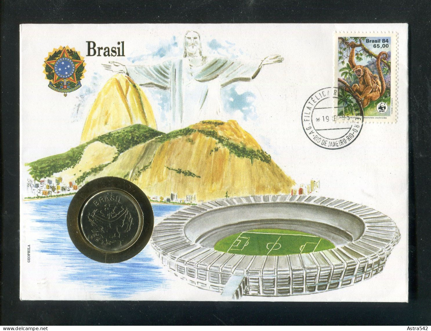 "BRASILIEN" 1985, Numisbrief (A2028) - Lettres & Documents