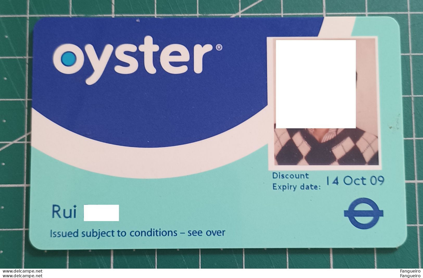 UK BUS PASS OYSTER - Sonstige & Ohne Zuordnung