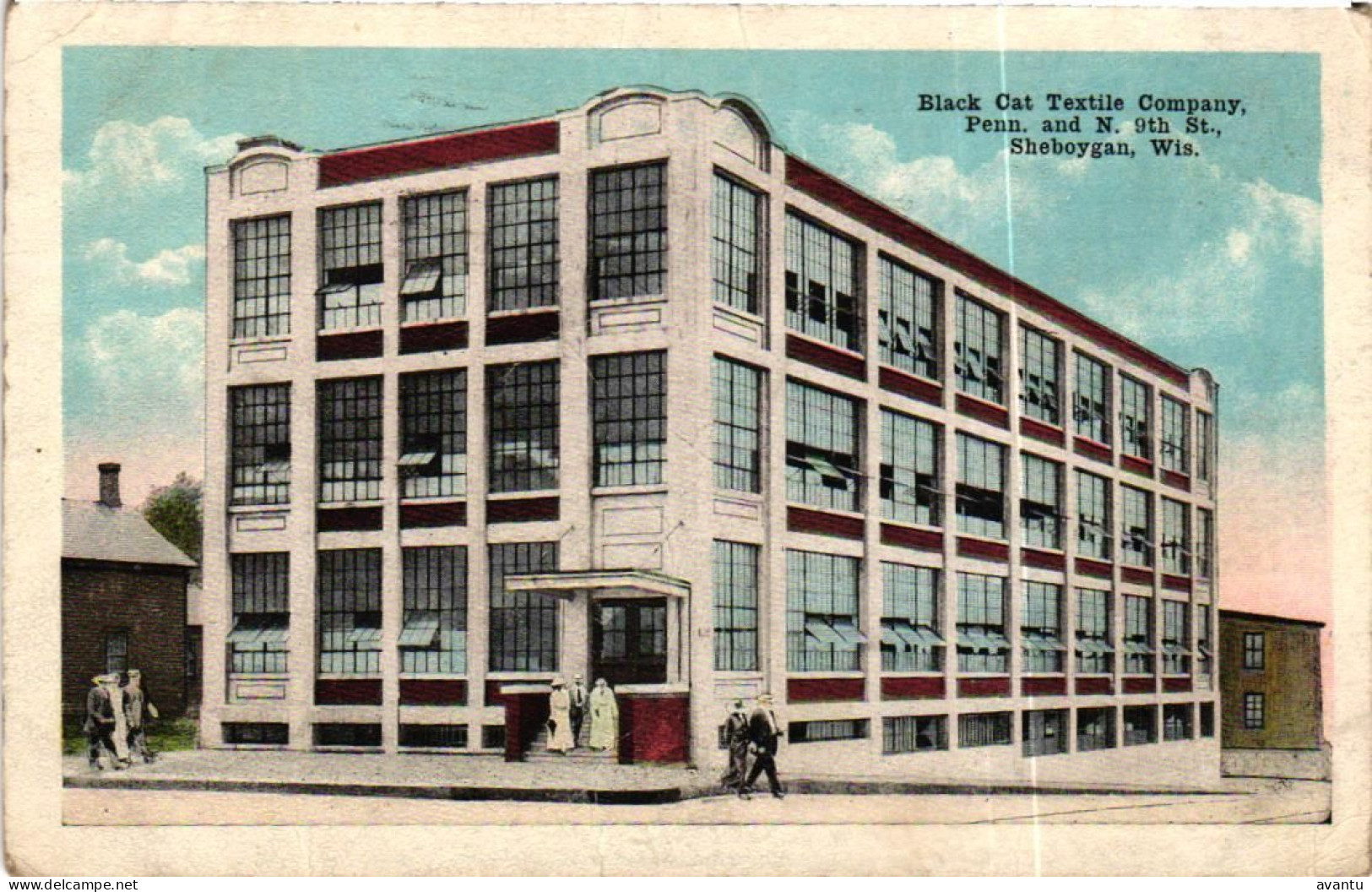 SHEBOYGAN / WISCONSIN / BLACK CAT TEXTILE FACTORY - Other & Unclassified