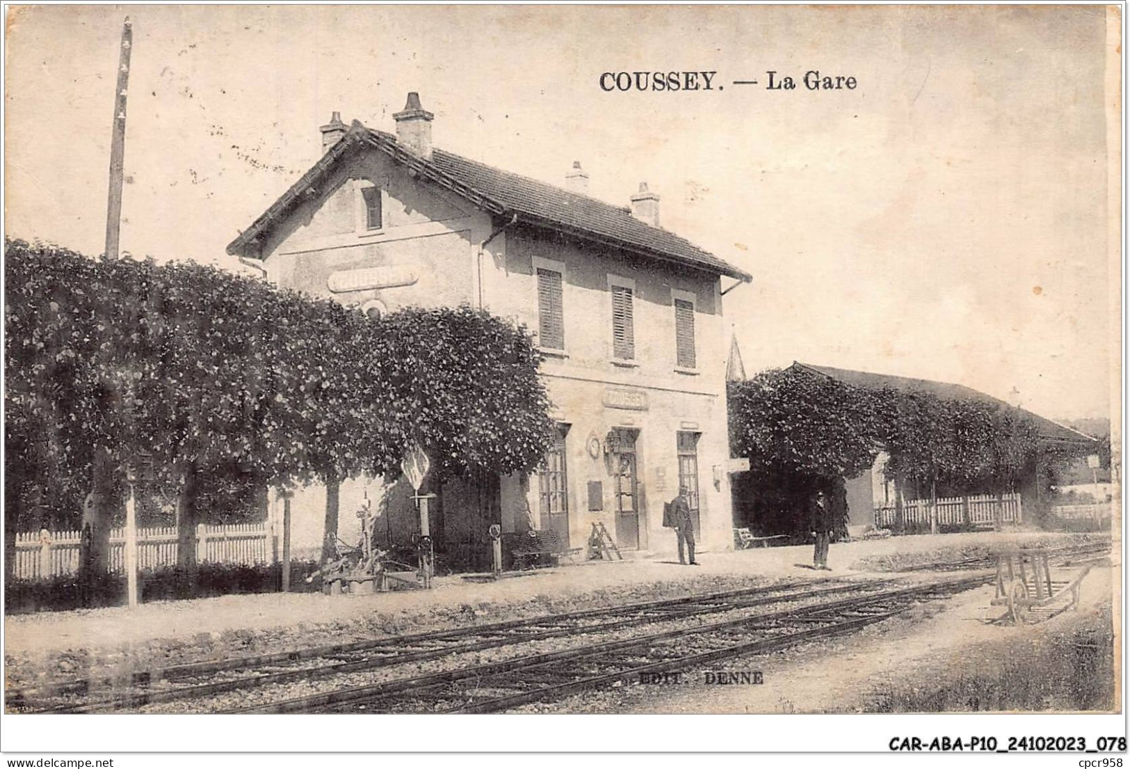 CAR-ABAP10-88-0942 - COUSSEY - La Gare - Coussey