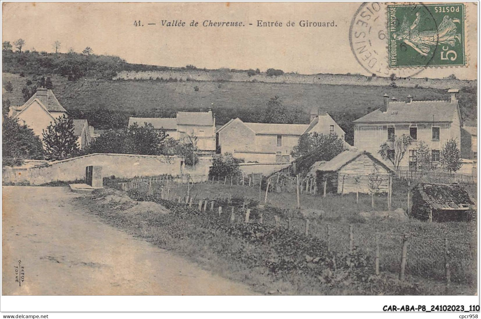 CAR-ABAP8-78-0753 - Vallée De CHEVREUSE - Entrée De Girouard - Chevreuse