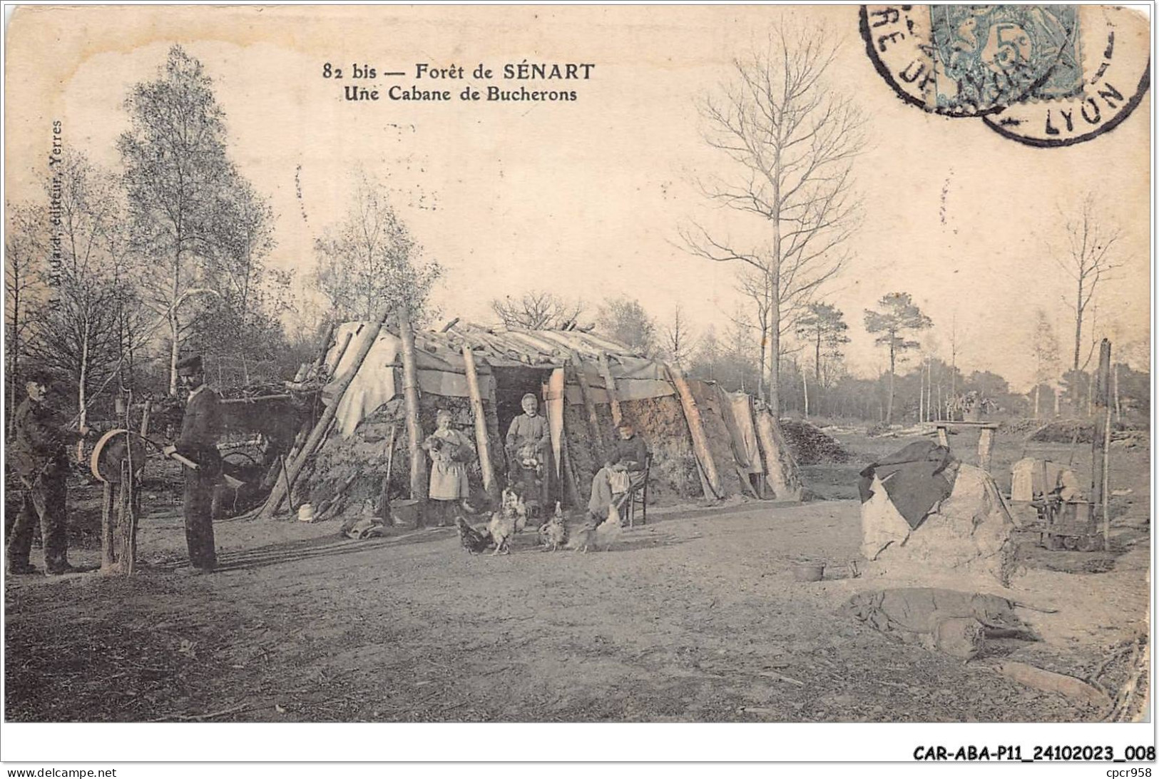 CAR-ABAP11-91-1011 - Bis - Forêt De SENART - Une Cabane De Bucherons - Sénart