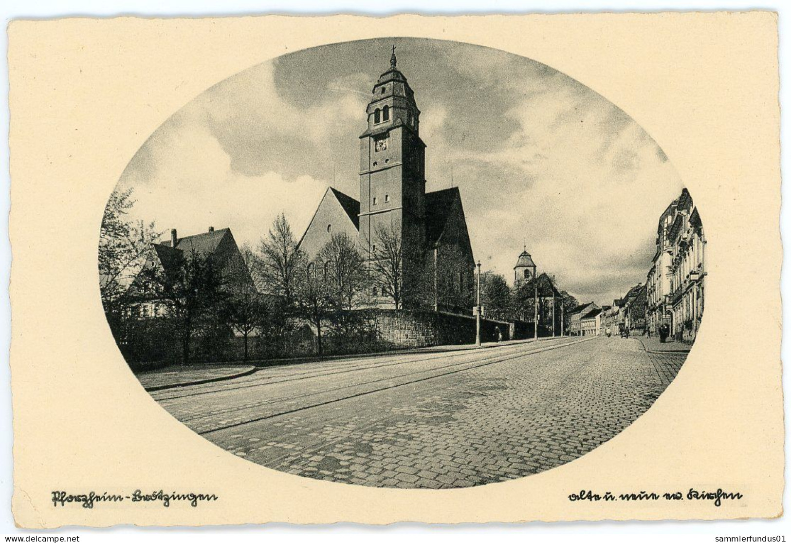 AK/CP  Pforzheim Brötzingen  Ungel/uncirc.  Ca.  1938    Erhaltung/Cond. 2  ,    Kl. Eckknick  Nr.1772 - Pforzheim