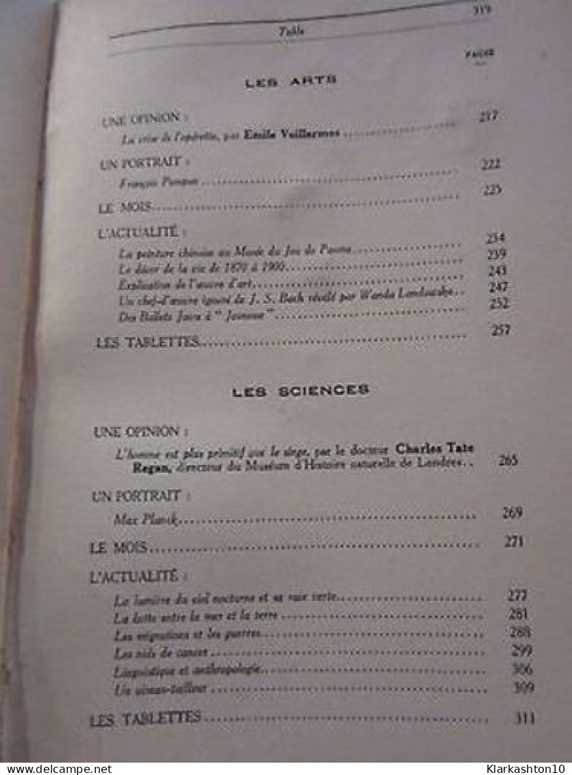 Le Mois Synthèse De L'Activité Mondiale Du 1er Mai Au 1er Juin 1933 Maulde - Other & Unclassified