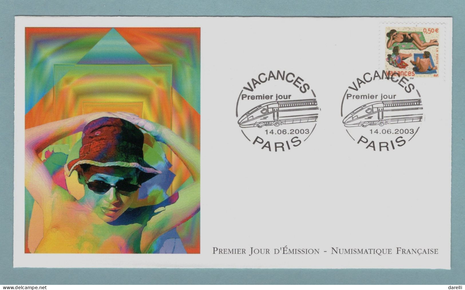 FDC France 2003 - Vacances 2003 - YT 3578 - Paris - 2000-2009