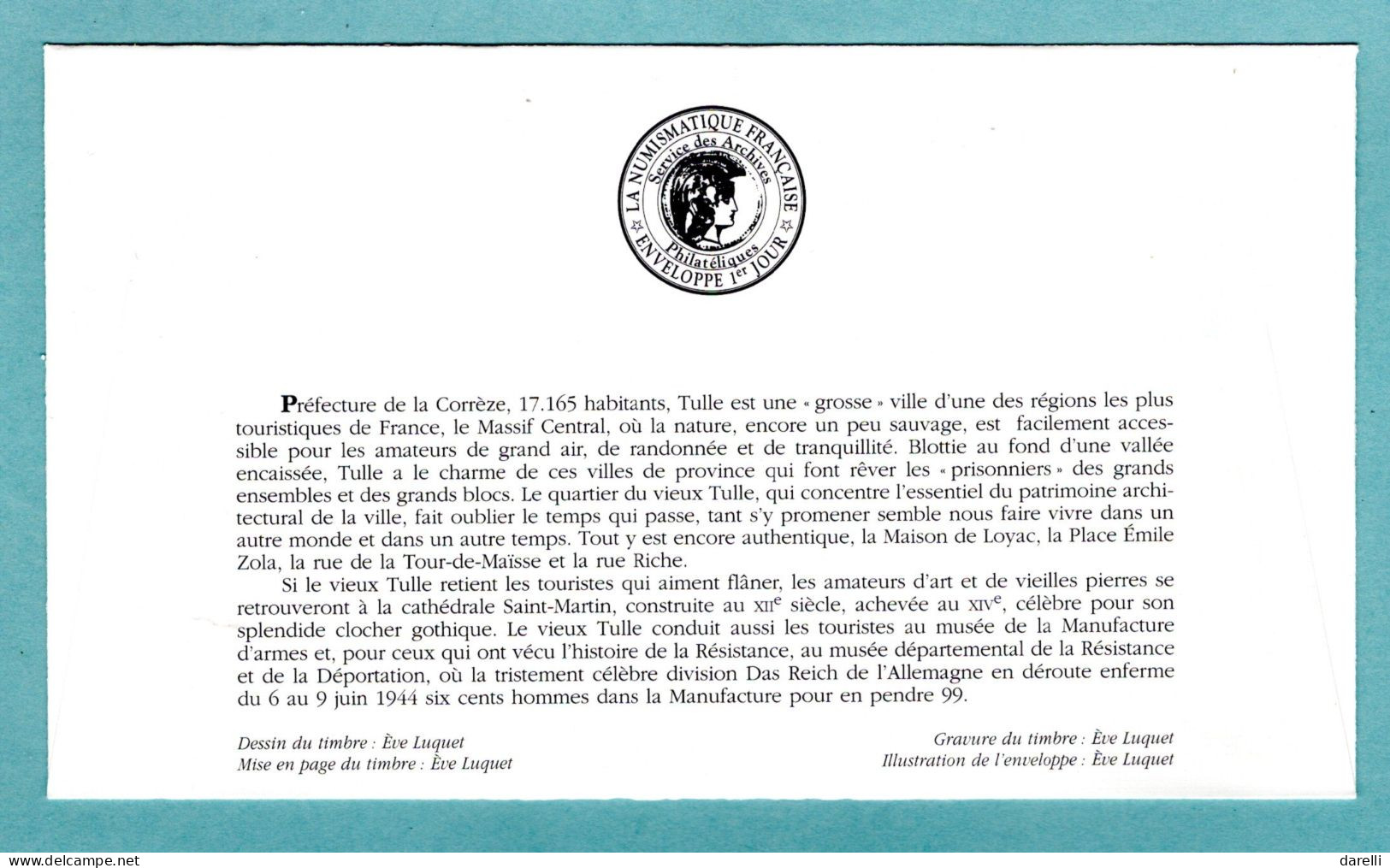 FDC France 2003 - Tulle (Corrèze) - YT 3580 - 19 Tulle - 2000-2009